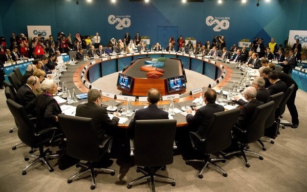 Các nhà lãnh đạo tham gia Hội nghị G20. (Nguồn: AFP/TTXVN)