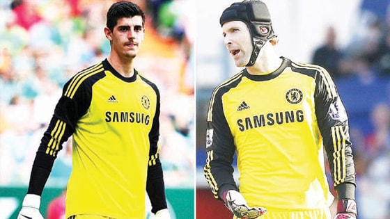 Chelsea đang đau đầu trong việc giúp cả Cech và Courtois cảm thấy hạnh phúc.