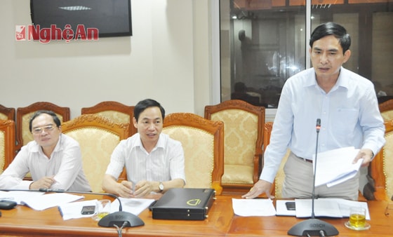 Phó trưởng ban KT-NS Trần Quốc Chung nêu lên một số vấn đề cần quan tâm