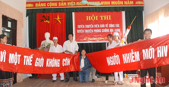 Hội thi tuyên truyền viên giỏi PC HIV/AIDS