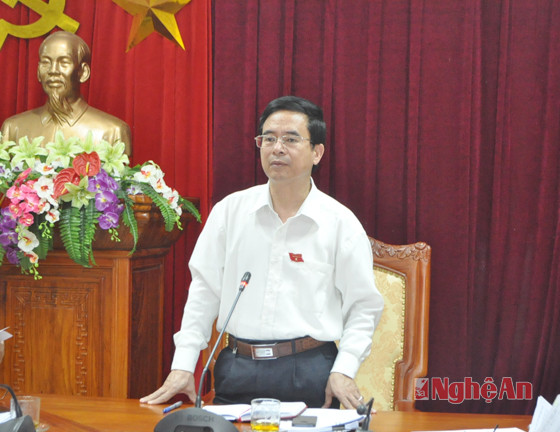 Đồng chí Nguyễn Hữu Lậm kết luận tại cuộc thẩm tra 