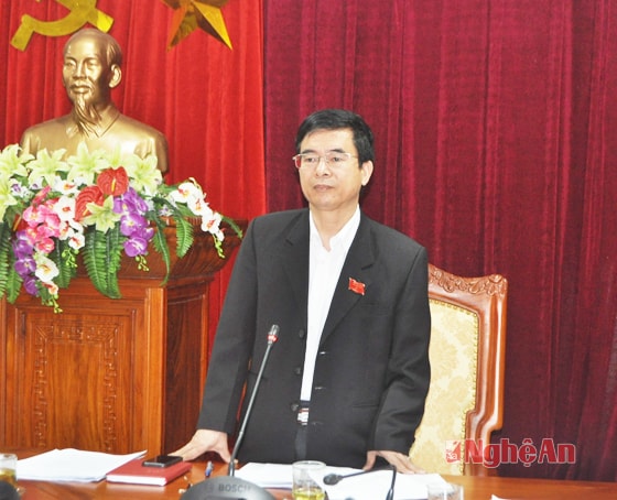 Đồng chí Nguyễn Hữu Lậm kết luận tại cuộc thẩm tra