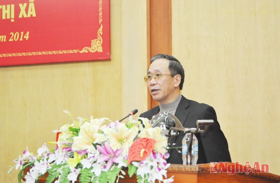 Đồng chí Trần Hồng Châu kết luận tại hội nghị