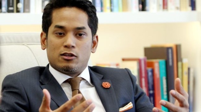 Bộ trưởng Thanh niên và Thể thao Malaysia Khairy Jamaluddin