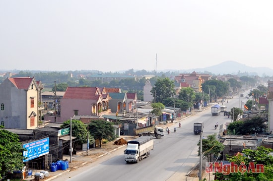Địa bàn phường Quỳnh Thiện - nơi Công ty TNHH XD&TM Bắc Nghệ đăng ký trụ sở nhưng tìm không thấy. Ảnh: Nguyễn Hải