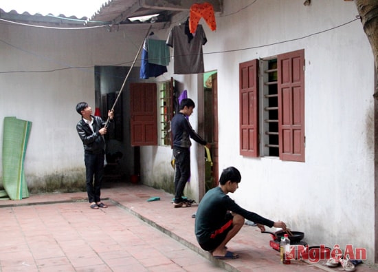 Một khu nhà trọ sinh viên tại  khối 2, phường Bến Thủy (TP. Vinh). Ảnh: Phạm Bằng