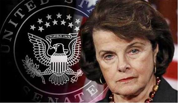 Thượng nghị sĩ Dianne Feinstein, Chủ tịch Ủy ban Tình báo Thượng viện Mỹ, người đã trình bày 20 kết luật về việc điều tra các hình thức tra tấn mà CIA đã sử dụng. Ảnh: Internet