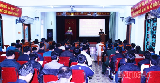 Quang cảnh buổi tập huấn