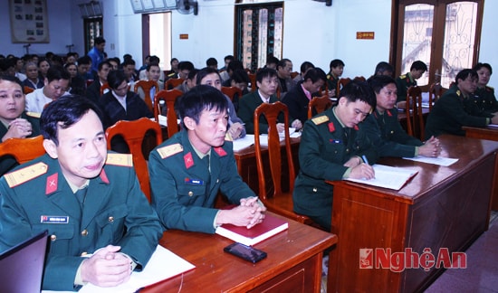 Các đại biểu dự tập huấn