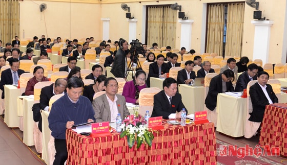 Các đại biểu tham dự kỳ họp
