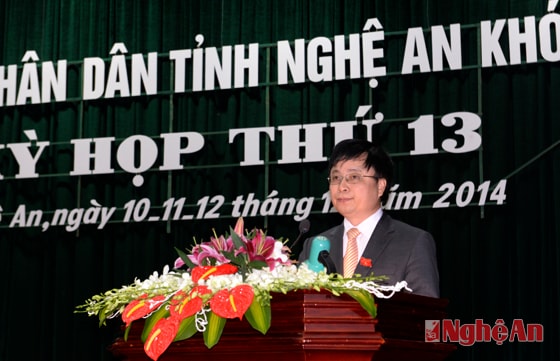 Giám đốc Sở Y tế Bùi Đình Long trả lời chất vấn các vấn đề thuộc ngành