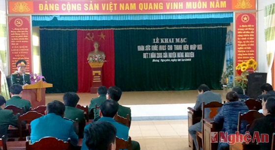 Khai mạc khám tuyển sức khỏe NVQS đợt 1 năm 2015