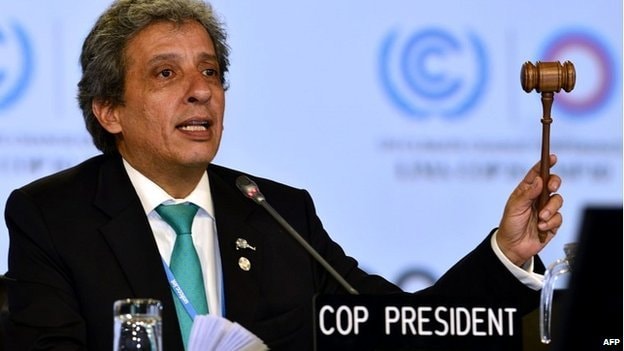 Chủ tịch COP 20 - Bộ trởng Môi trường Peru Manuel Vidal tự tin tuyên bố có thể COP 20 sẽ được bế mạc trong ngày 14/12 theo giờ Peru.