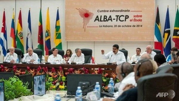 Liên minh Bolivar họp bàn đối phó với dịch Ebola ngày 20/10 tại Cuba. Nguồn: AFP