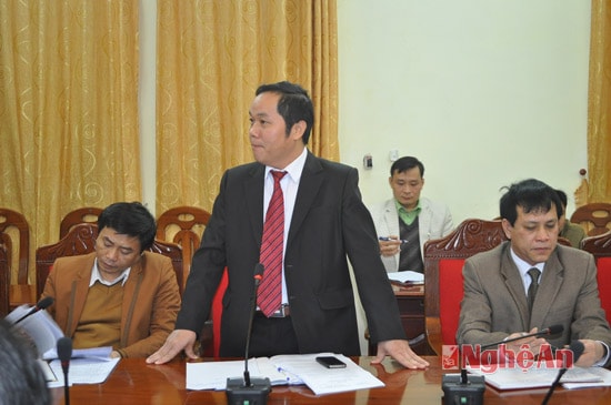 Đại diện Tòa án nhân dân tỉnh phát biểu