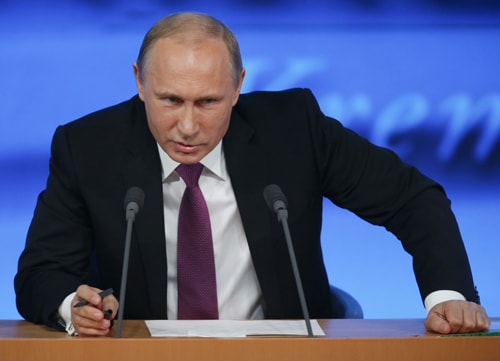 Tổng thống Nga Vladimir Putin. Ảnh: Reuters.