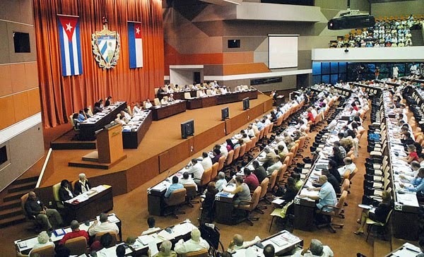 Quốc hội Cuba trong một phiên họp. (Nguồn: www.caribbeanelections.com)