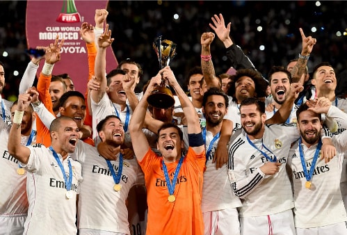 Real Madrid giành 4 chiếc cúp năm 2014. Nguồn: AFP