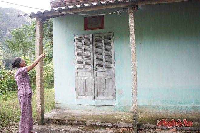 Căn nhà bà Luyến xây trên đất của bà Tùng.