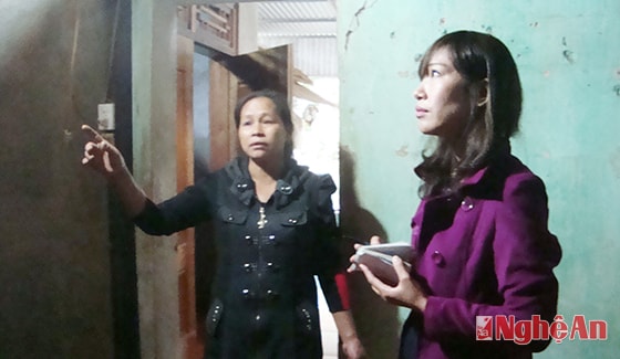 Người dân khối Chế biến lâm sản 3, phường Quang Phong, Thị xã Thái Hòa phản ánh lượng điện tiêu thụ tăng vọt sau khi thay công tơ mới.