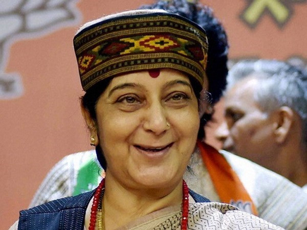 Ngoại trưởng Ấn Độ Sushma Swaraj.  Nguồn: newindianexpress.com