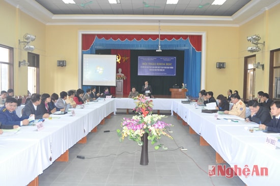 Toàn cảnh hội thảo.