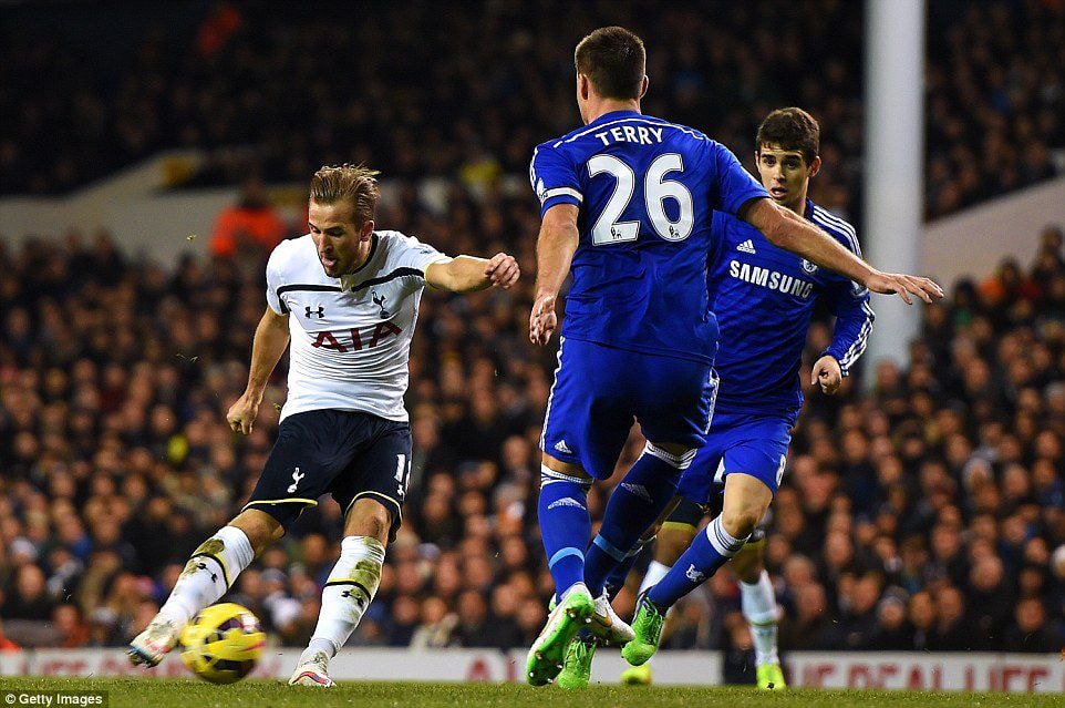 Chelsea gục ngã trên sân của Tottenham.