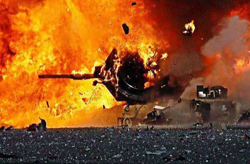 Xe tăng M1 Abrams của Mỹ tan thành ở Iraq