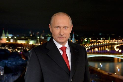 Tổng thống Nga Putin trong bài phát biểu thường niên gửi toàn dân đầu năm mới.  Nguồn: Reuters 