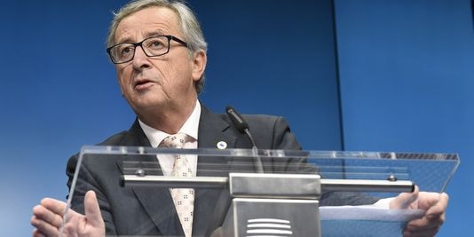 Chủ tịch Ủy ban châu Âu Jean Claude Juncker hôm 18 tháng 12 năm 2014 tại Brussels. Ảnh: AFP/John Thys