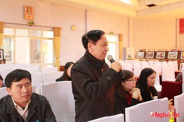 Đồng chí Lê Quốc Hiệu phát biểu ý kiến
