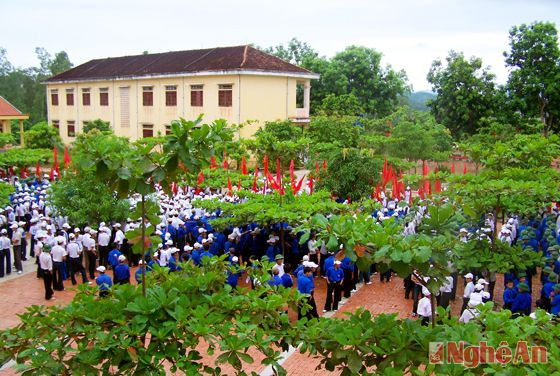 Khuôn viên Trường Bắc Yên Thành