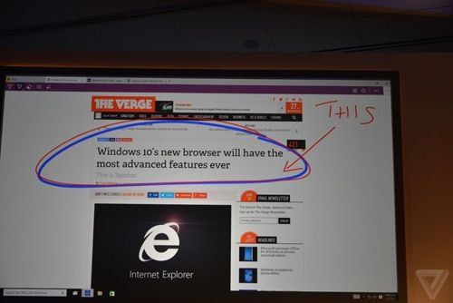 Trình duyệt mới thay thế Internet Explorer. 