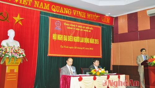 Lãnh đạo Công ty Điện lực Nghệ An chủ trì hội nghị