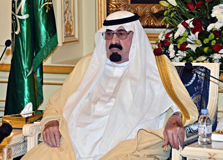 Đức vua Abdullah Bin Abdulaziz Al-Saud tại Cung điện Hoàng gia hôm 29/9/2013.  Ảnh: AFP