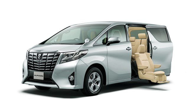 Mẫu minivan Alphard mới của Toyota.