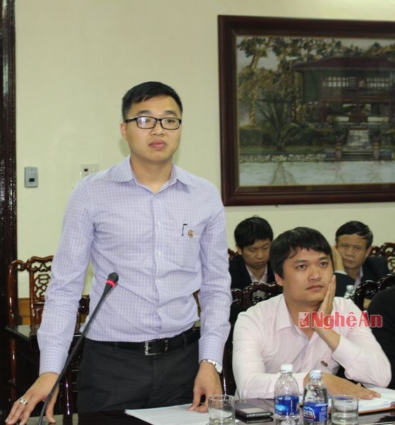Đại diện chủ đầu tư phát biểu ý kiến