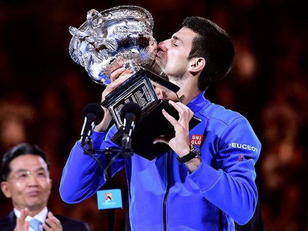 Djokjovic lên ngôi Australian Open 2015. Nguồn: AFP/Getty Images