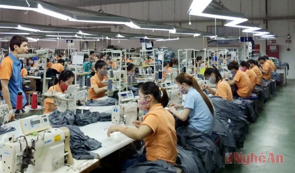 Nhà máy Hanosimex đi vào hoạt động ở Nam Giang giải quyết việc làm cho làm cho nhiều lao động. Ảnh: Thanh Lê