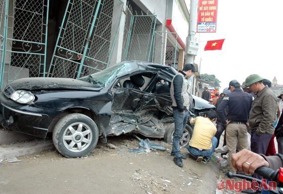 Hiện trường vụ tai nạn