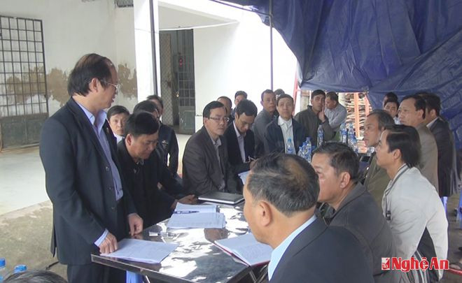 Tp Vinh họp triển khai công tác giết mổ gia súc tập trung tại Nghi Phú.