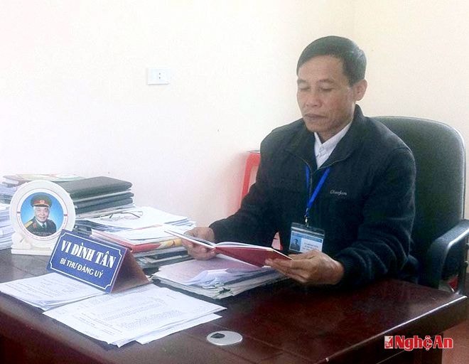 Ông Vi Đình Tân.  Ảnh: Văn Lương