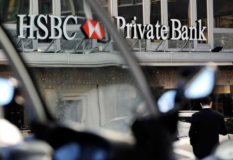 Chi nhánh Ngân hàng HSBC Private tại Geneva. Ảnh: AFP