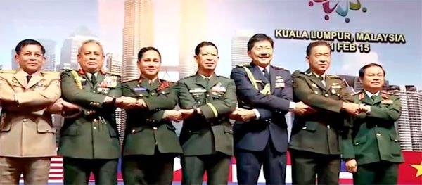 Tư lệnh các lực lượng quốc phòng ASEAN tại hội nghị.