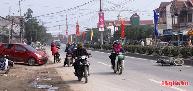 Hiện trường vụ tai nạn