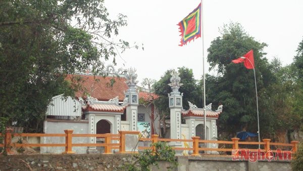 Đền Gành ở xã Thanh Giang (Thanh Chương).