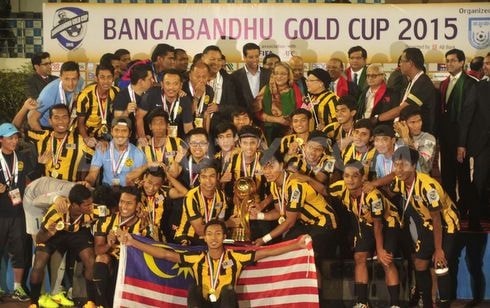 U23 Malaysia vừa vô địch giải  Bangabandhu Gold Cup (Ảnh: Facebook)