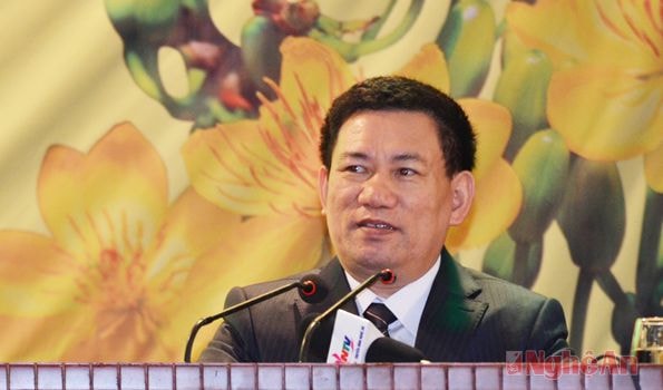 Đồng chí Hồ Đức Phớc phát biểu