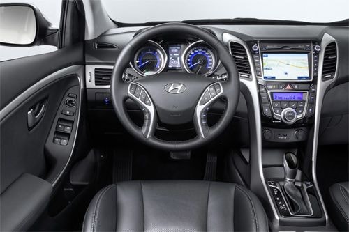   Nội thất của Hyundai i30 2015.