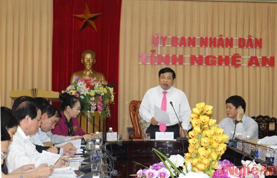 Đồng chí Nguyễn Xuân Đường kết luận tại hội nghị